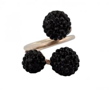 Stříbrný extravagantní ”půlnoční prsten” Stříbrný extravagantní ”půlnoční prsten”