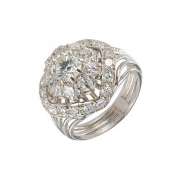 Zlatý prsten s přírodními diamanty 2,35 ct Zlatý prsten s přírodními diamanty 2,35 ct