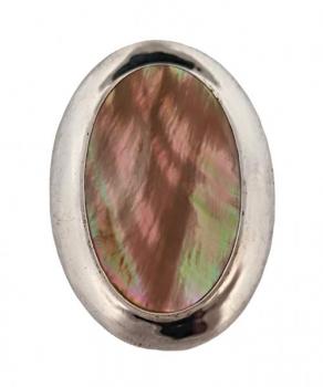 Masivní stříbrný prsten s perletí Masivní stříbrný prsten s perletí