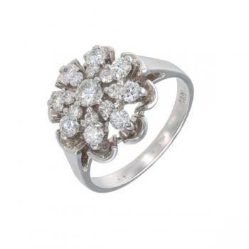 Zlatý prsten s přírodními diamanty 0,68 ct Zlatý prsten s přírodními diamanty 0,68 ct