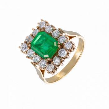 Zlatý prsten s diamanty 1,17 ct Zlatý prsten s diamanty 1,17 ct